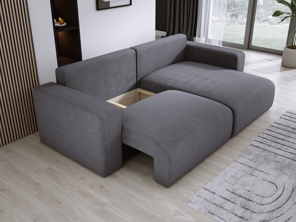 Designer Sofa Carl Cord mit Schlaf- und Klappfunktion