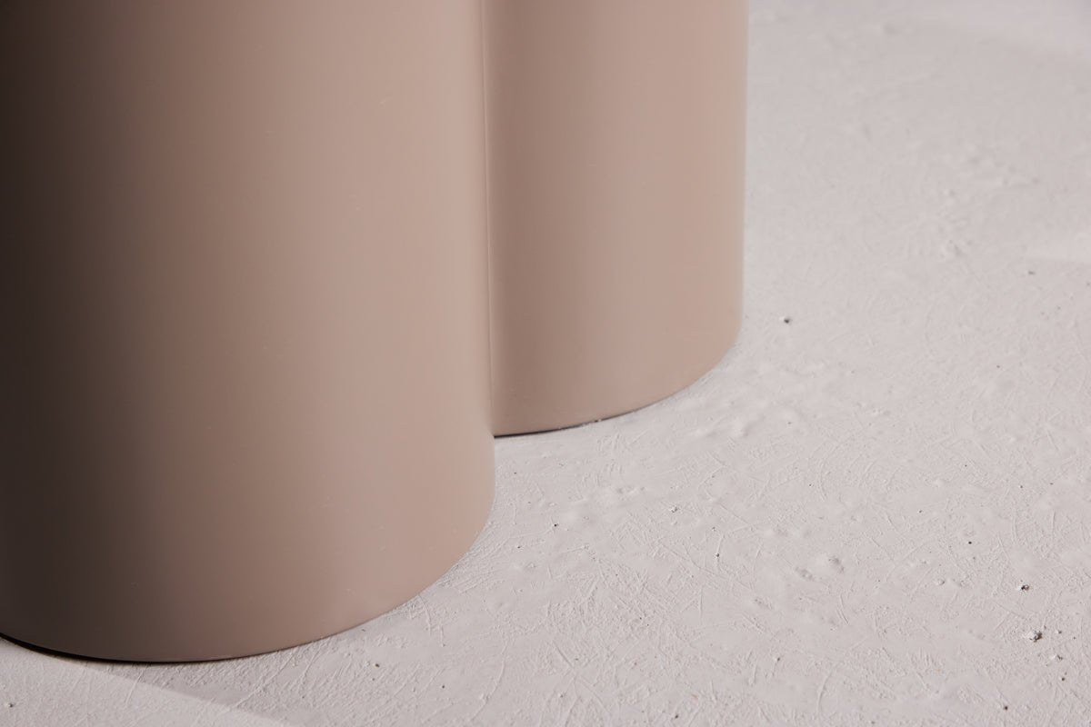 Esstisch Cavallo – Runder Tisch Ø110 cm in Dunkelbraun