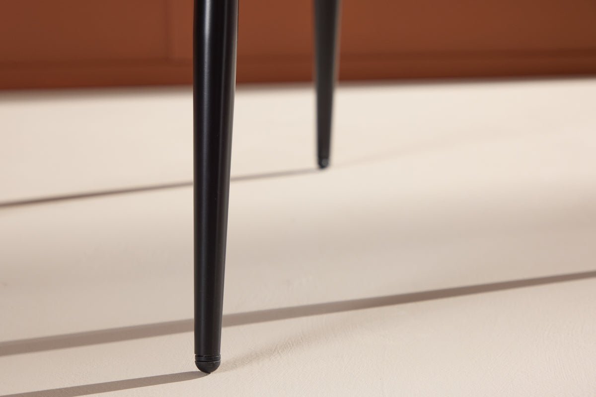 2er Set - Stuhl Liora aus weichem Polyestersamt