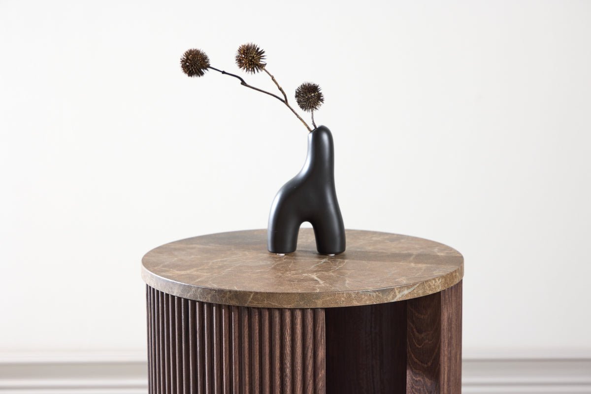 Beistelltisch Belrose – in Mokka oder Whitewash