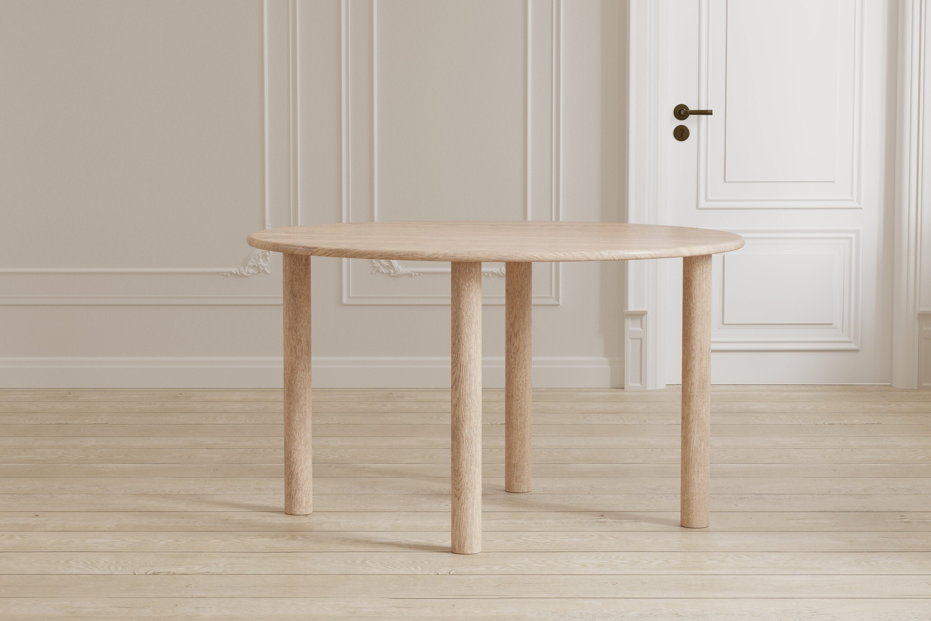 Esstisch Uvella - Ovaler Tisch in Naturoptik