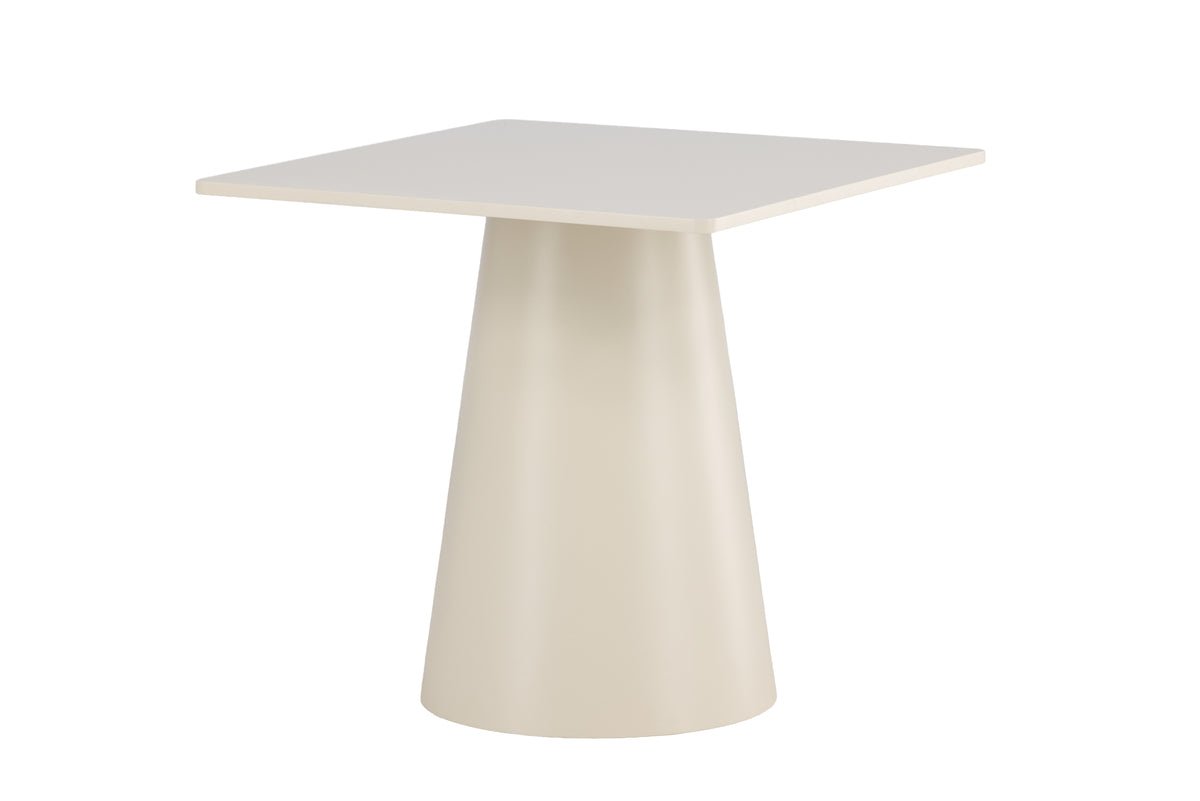 Esstisch Cubo – Quadratischer Design-Esstisch 80x80 cm in Beige