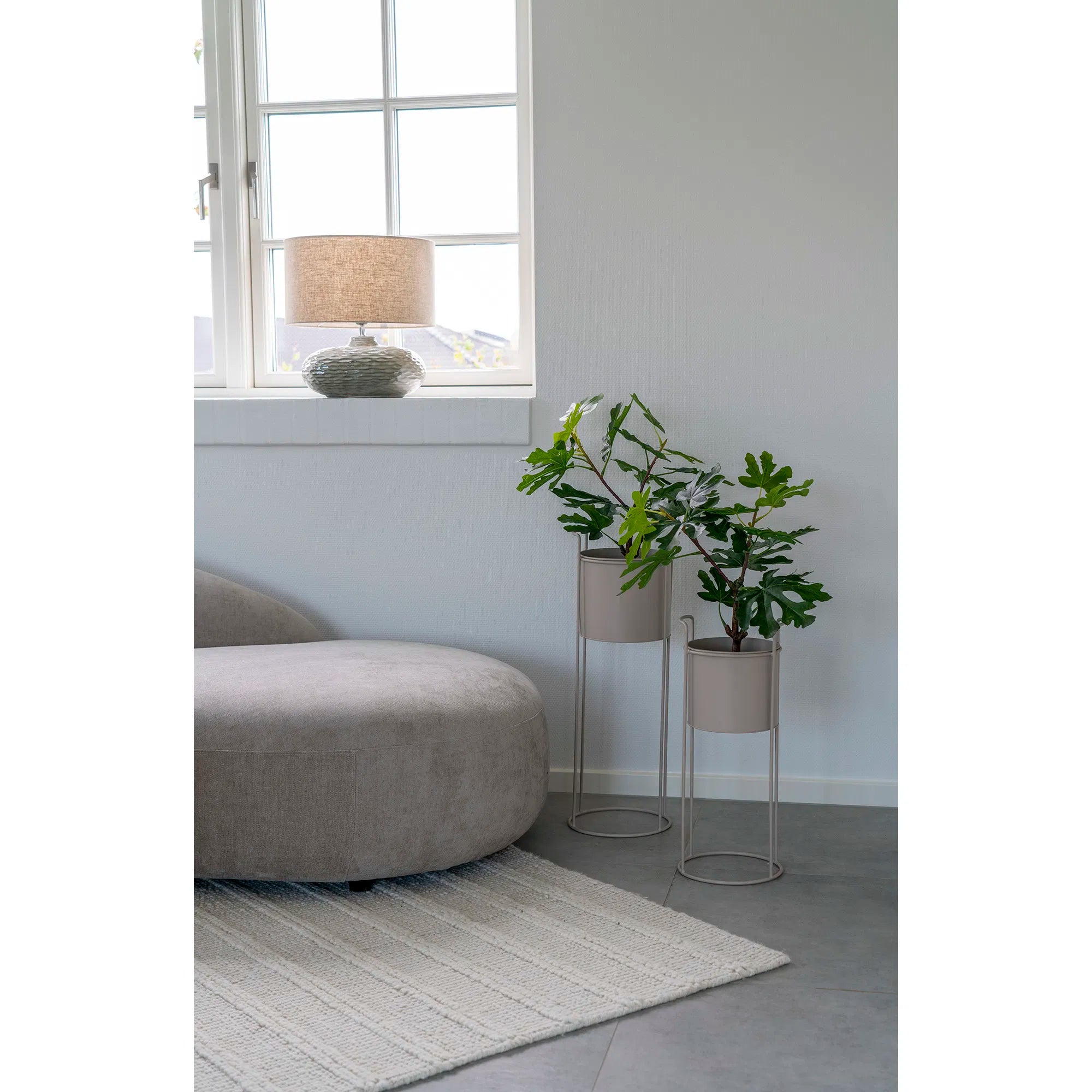 Tischlampe „Ferano“ – Eleganz aus Keramik in sanftem Grün