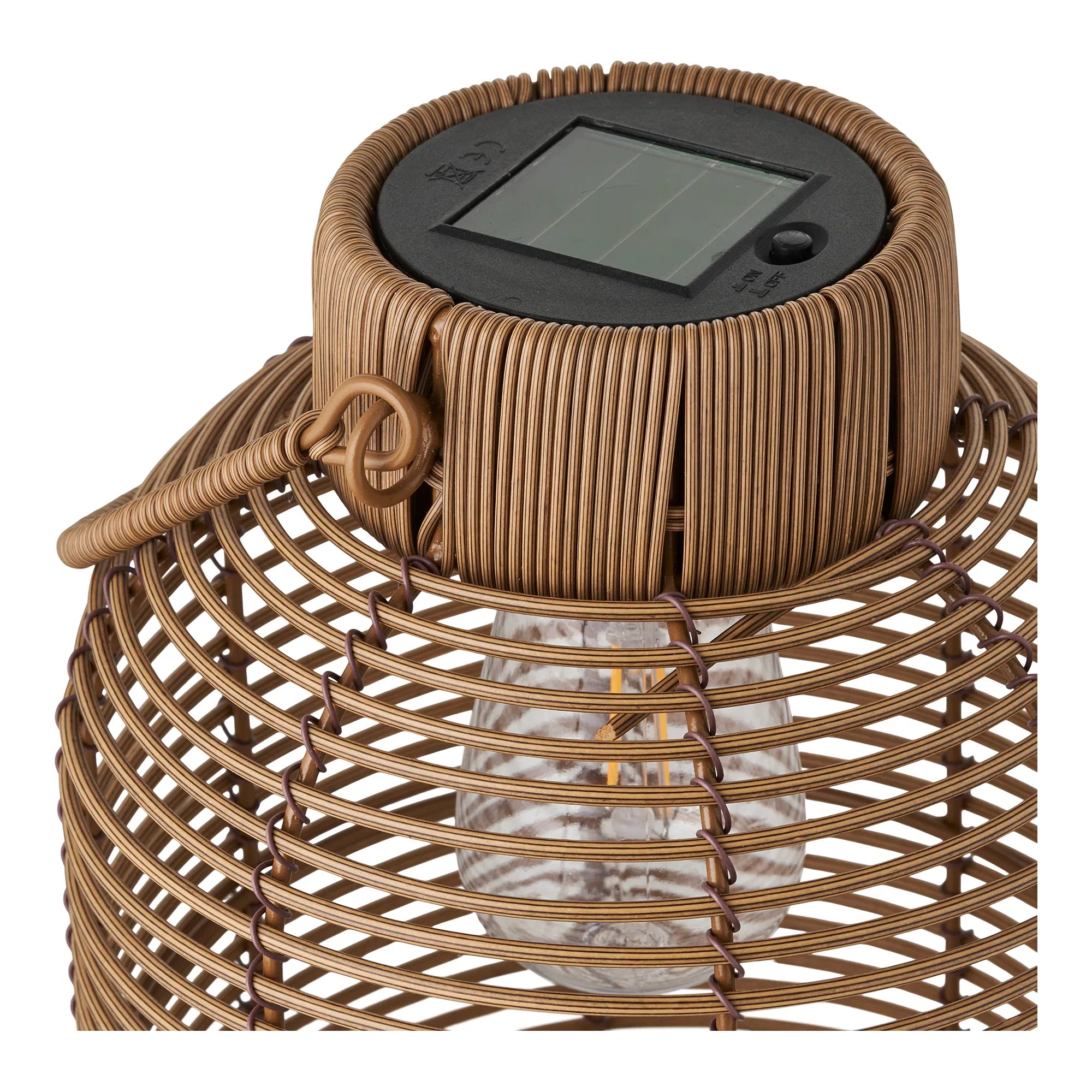 Solar-Tischlampe „Brentford“ – Natürlicher Charme
