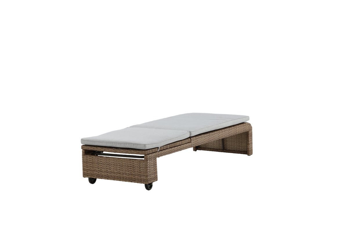 Garten Sonnenliege Irina - aus Rattan