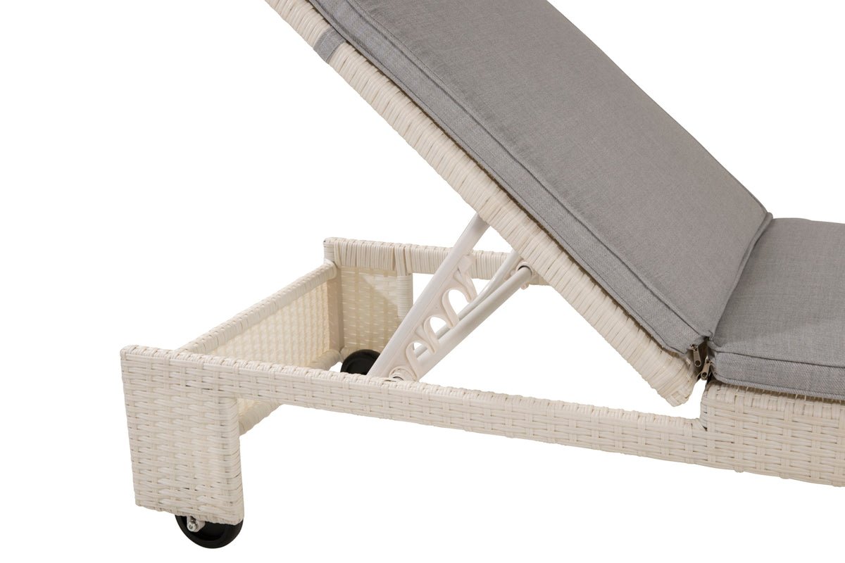 Garten Sonnenliege Irina - aus Rattan