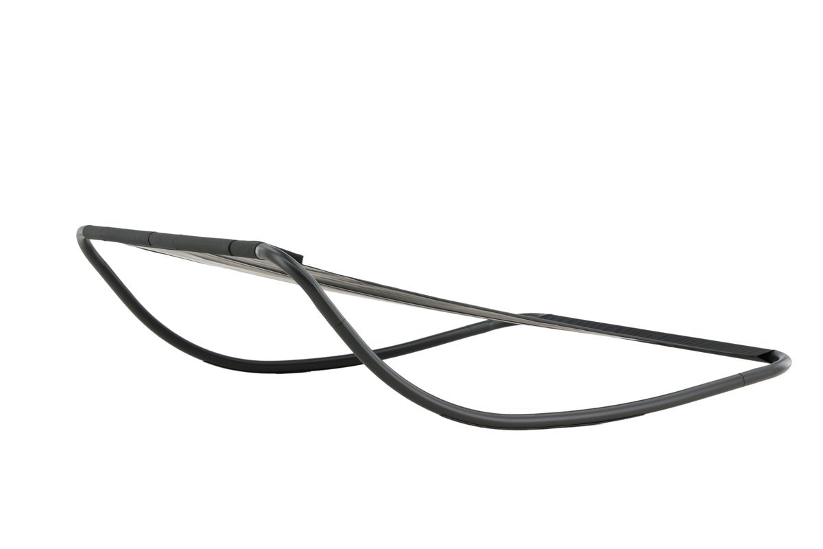 Sonnenliege Comfort - aus Polyester in Schwarz