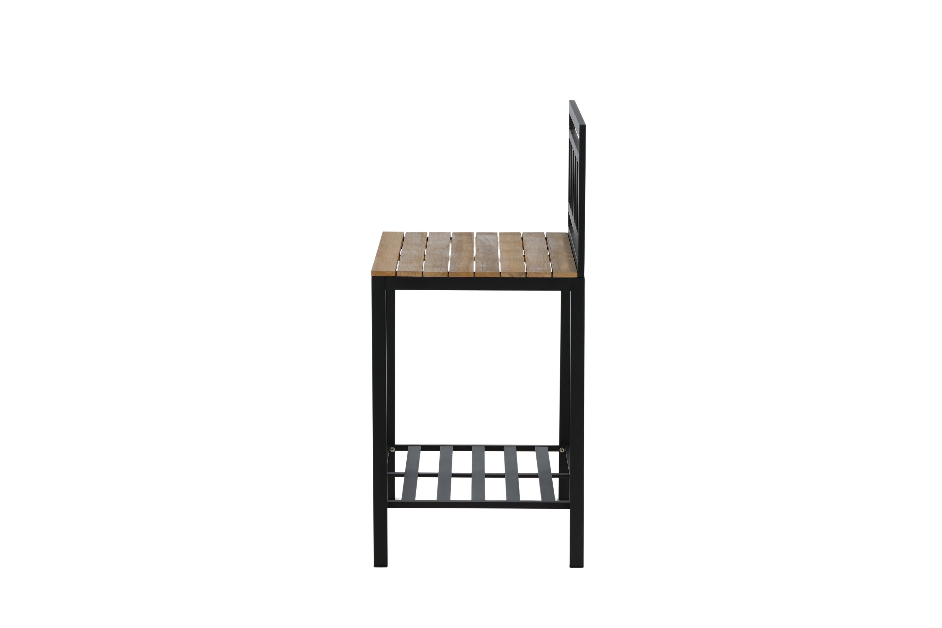 Ablagetisch Jana – Outdoor-Küchenmodul mit Teakholz-Arbeitsfläche