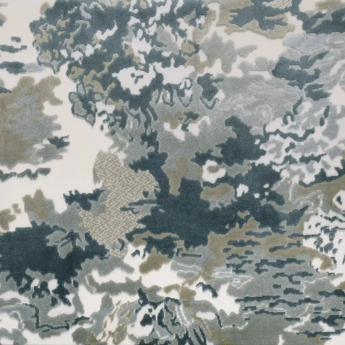 Designer Ecksofa Lesley Mini - Jacquard mit Aquarell-Muster