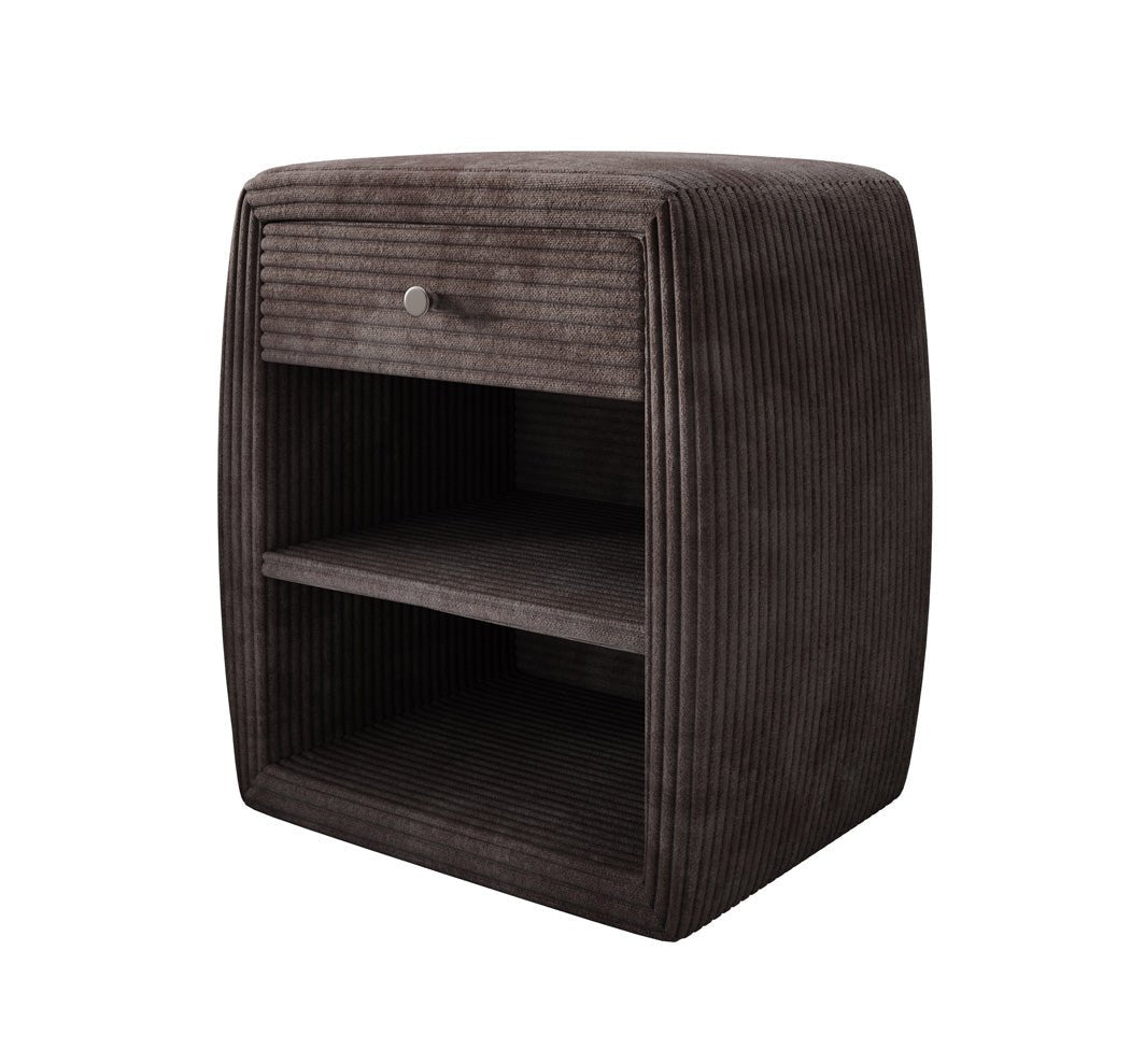 Designer Nachttisch Lilly mit USB Anschluss in Cord