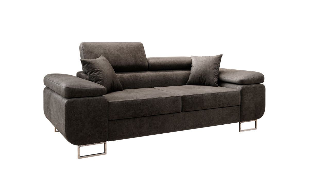Designer 2er Sofa Siera mit Schlaffunktion in Samt