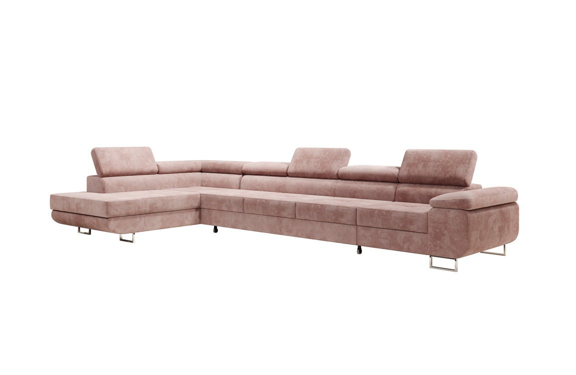 Designer Sofa Maxi mit Schlaf - und Klappfunktion in Cord