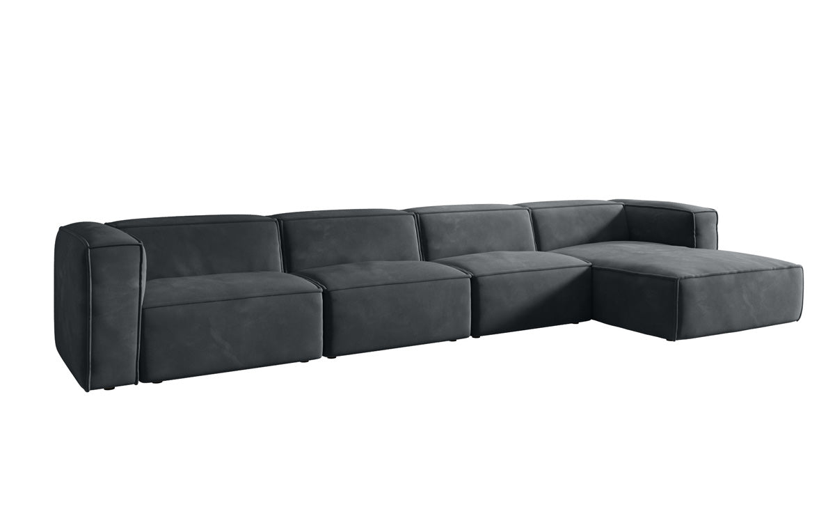 Designer Sofa Comfy L Maxi in Samt