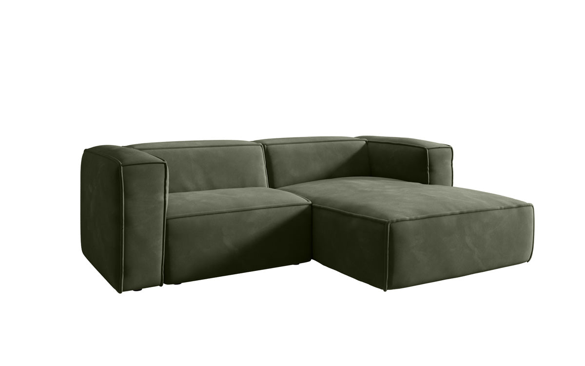 Designer Sofa Comfy L Mini in Samt
