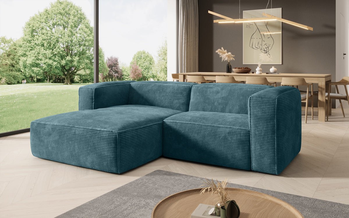 Designer Sofa Comfy L Mini in Cord