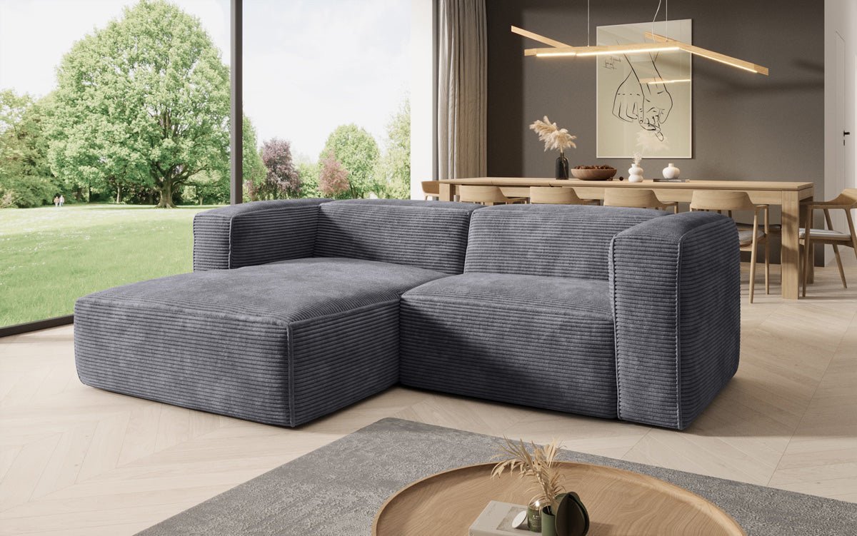 Designer Sofa Comfy L Mini in Cord