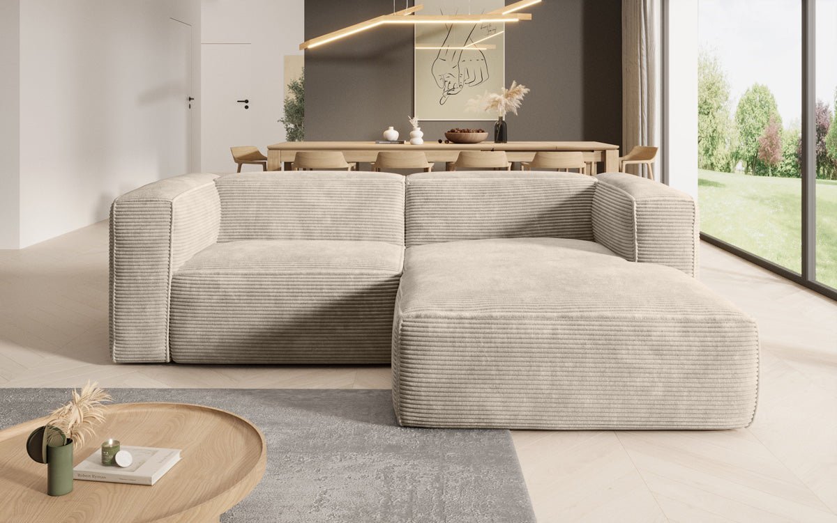 Designer Sofa Comfy L Mini in Cord
