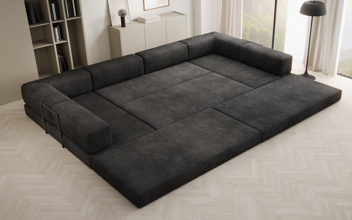 Designer Sofa Lazy U in Cord