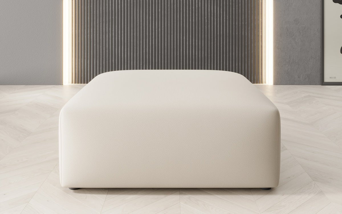 Beistellhocker 80 cm Snug aus Stoff