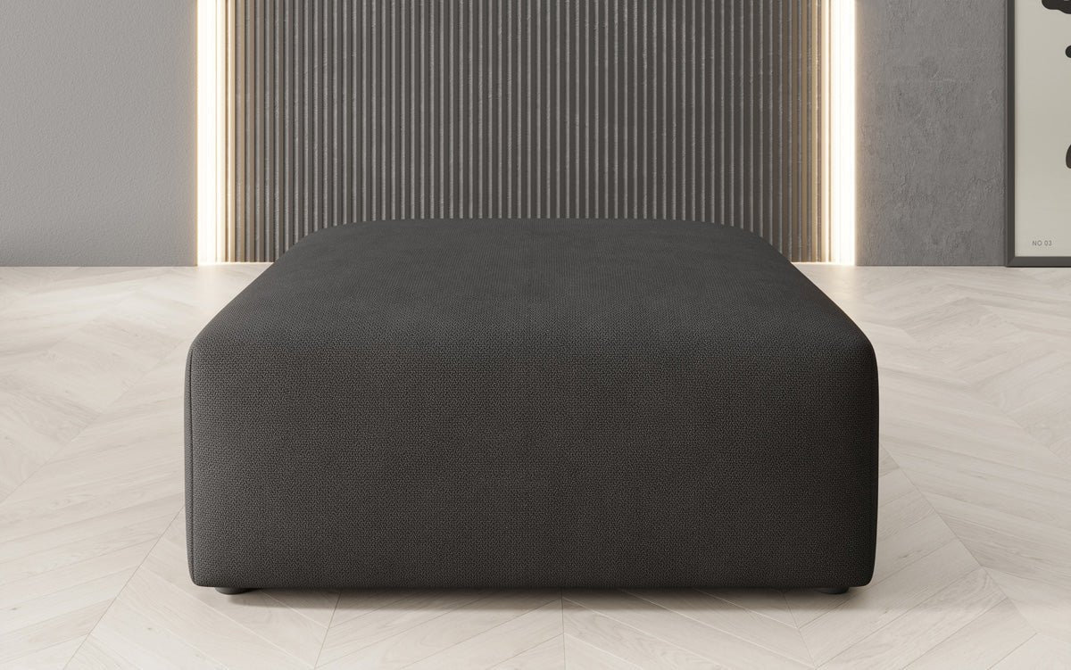 Beistellhocker 80 cm Snug aus Stoff