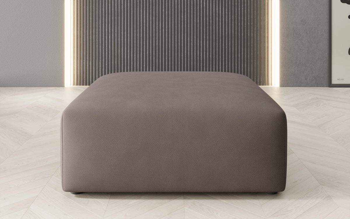 Beistellhocker 80 cm Snug aus Stoff