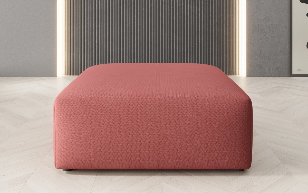 Beistellhocker 80 cm Snug aus Stoff