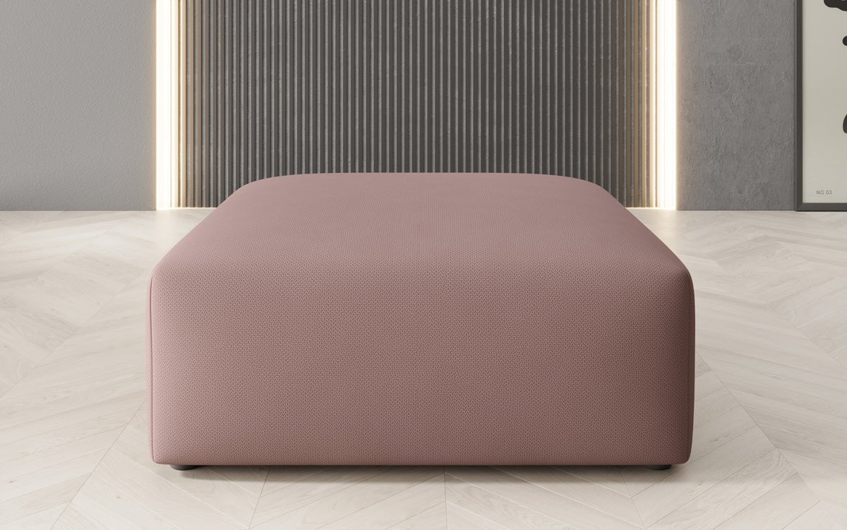 Beistellhocker 80 cm Snug aus Stoff