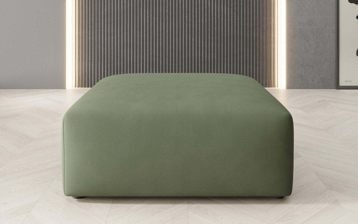 Beistellhocker 80 cm Snug aus Stoff