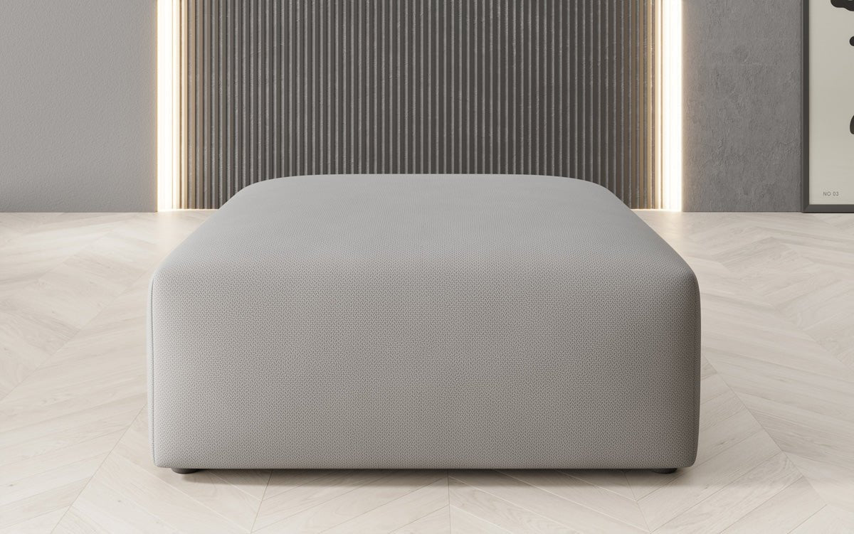 Beistellhocker 80 cm Snug aus Stoff