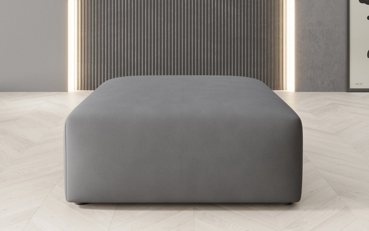Beistellhocker 80 cm Snug aus Stoff