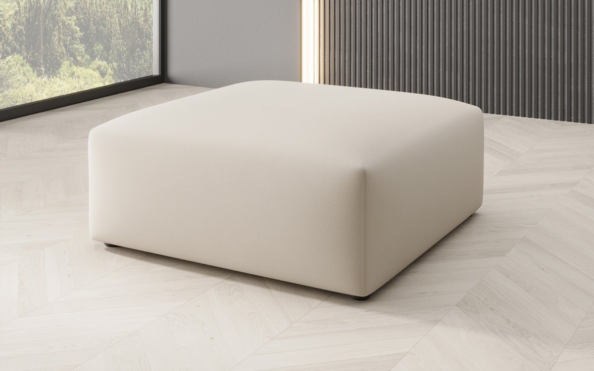 Beistellhocker 80 cm Snug aus Stoff