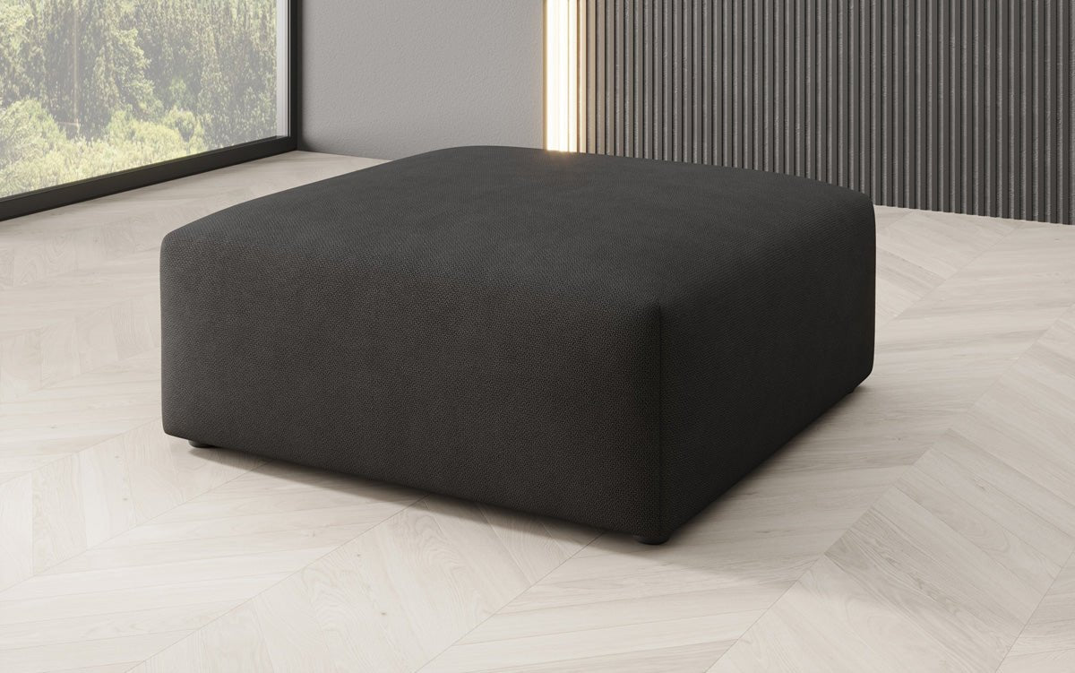 Beistellhocker 80 cm Snug aus Stoff
