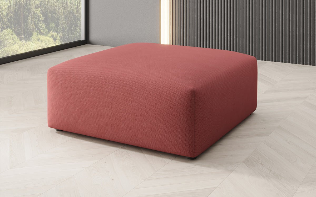 Beistellhocker 80 cm Snug aus Stoff