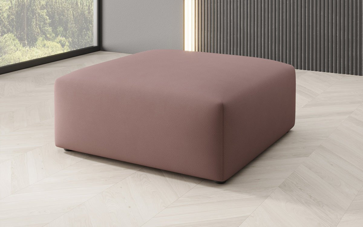 Beistellhocker 80 cm Snug aus Stoff