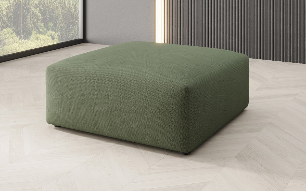 Beistellhocker 80 cm Snug aus Stoff