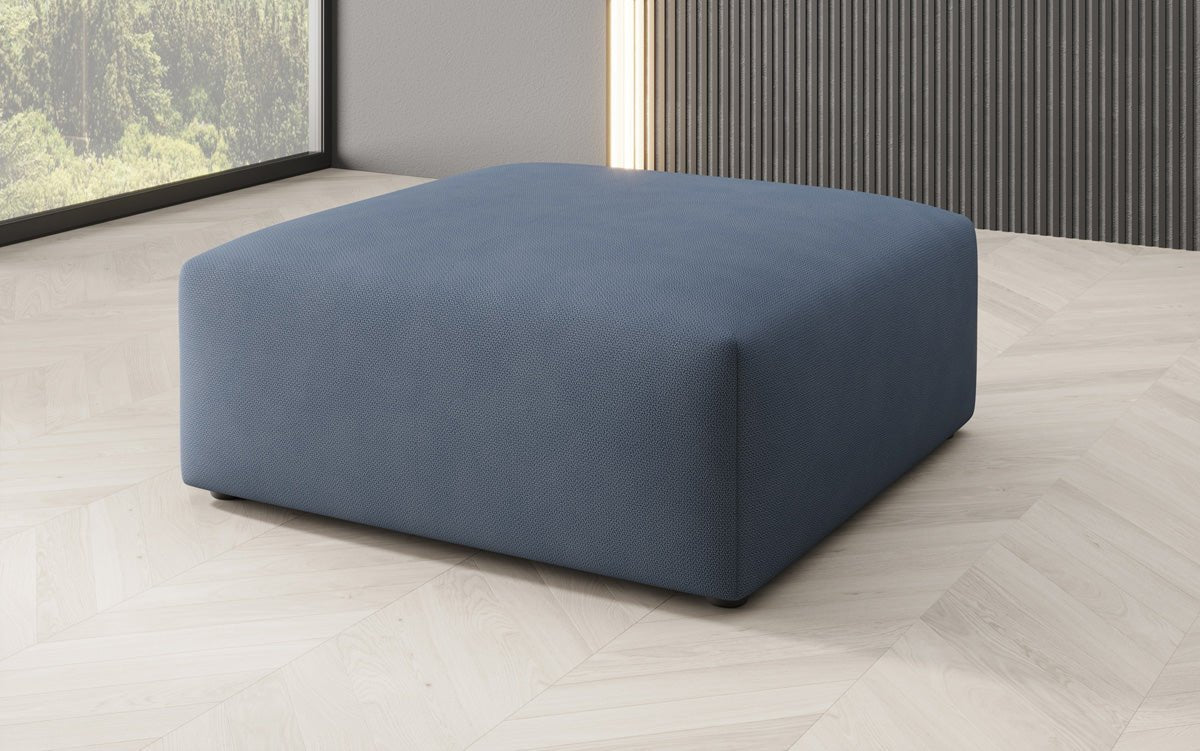 Beistellhocker 80 cm Snug aus Stoff