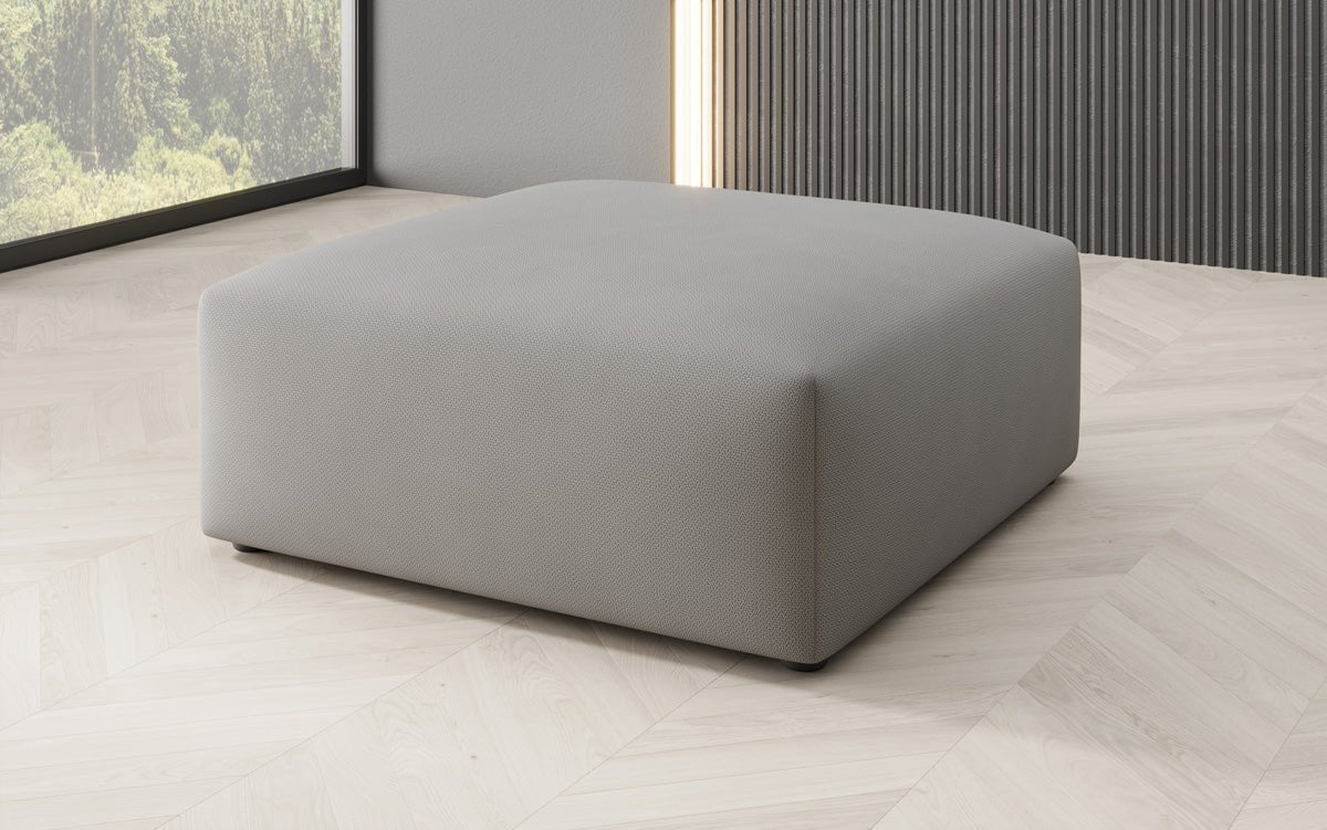 Beistellhocker 80 cm Snug aus Stoff
