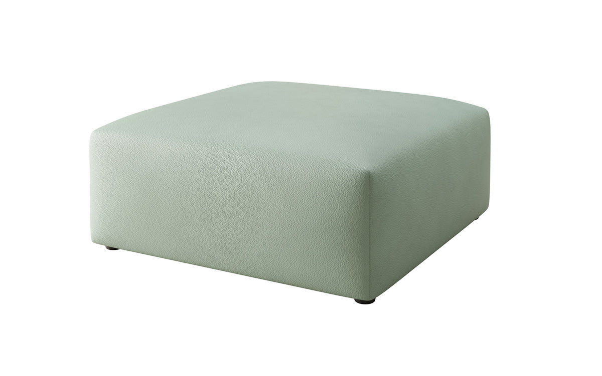 Beistellhocker 80 cm Snug aus Echtleder