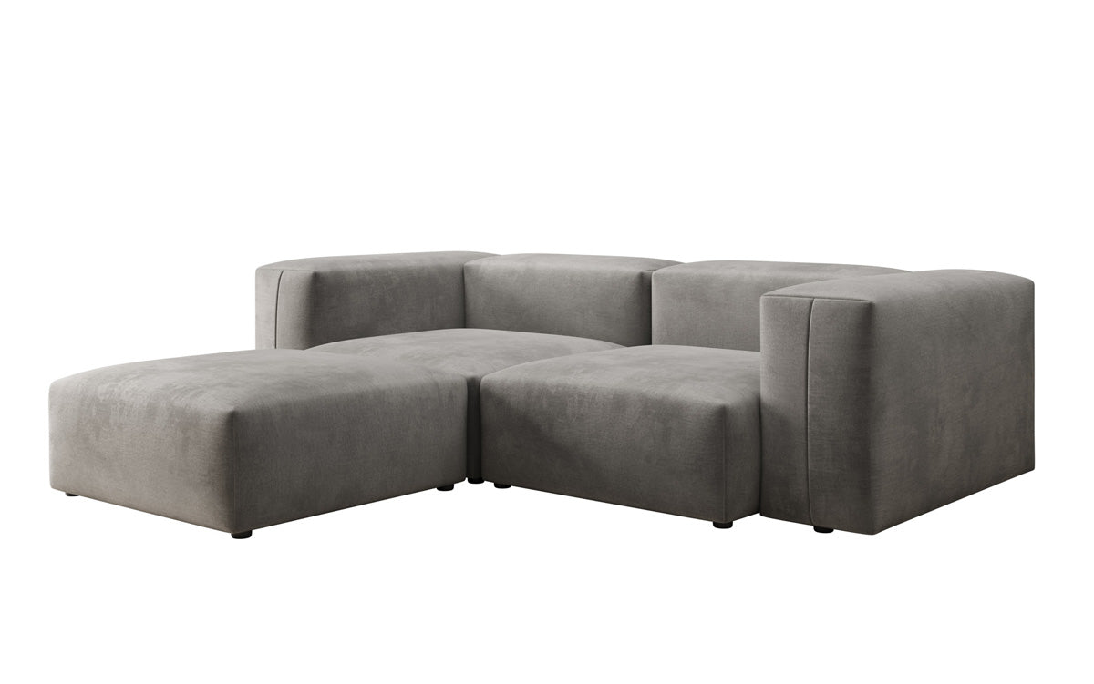 Designer L Sofa Snug Mini in Samt