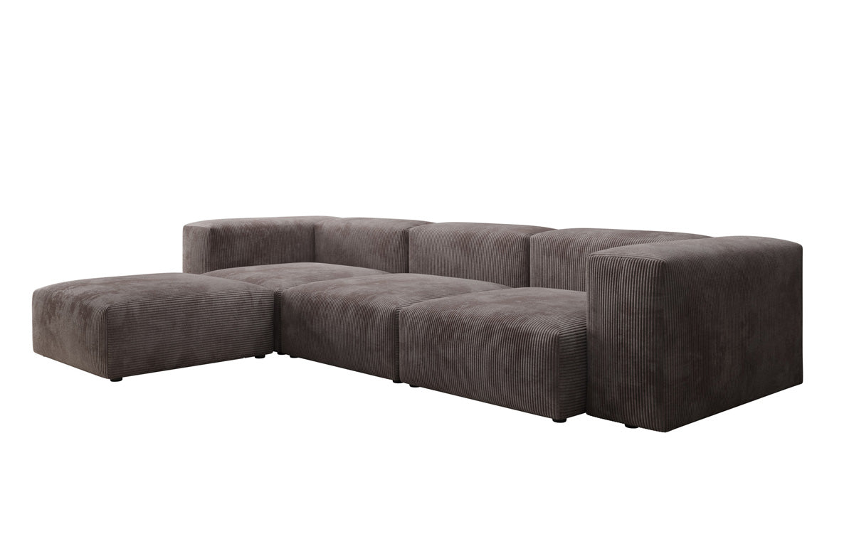 Designer L Sofa Snug in Cord