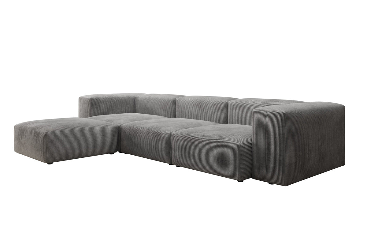 Designer L Sofa Snug in Cord