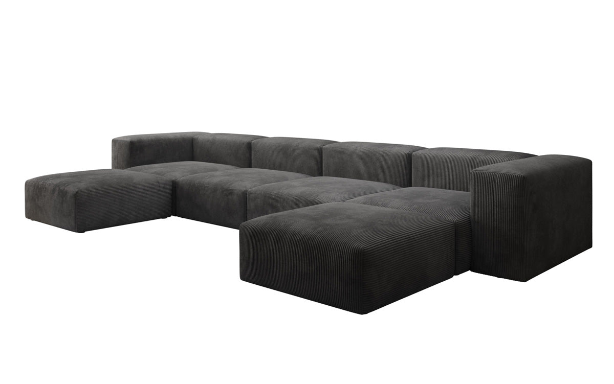 Designer U Sofa Snug in Cord
