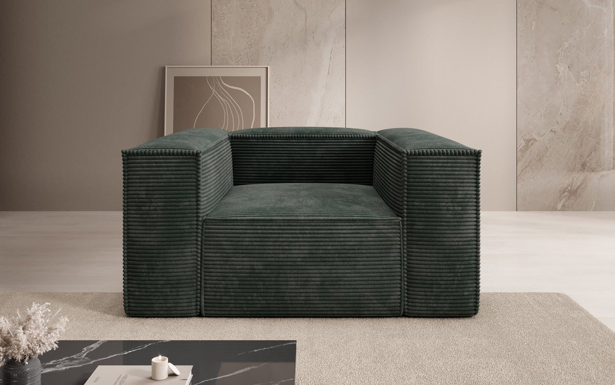 Designer Sofa-Sessel Lesley in Cord