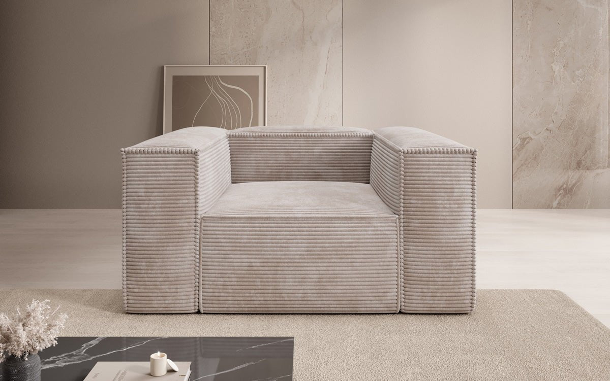 Designer Sofa-Sessel Lesley in Cord
