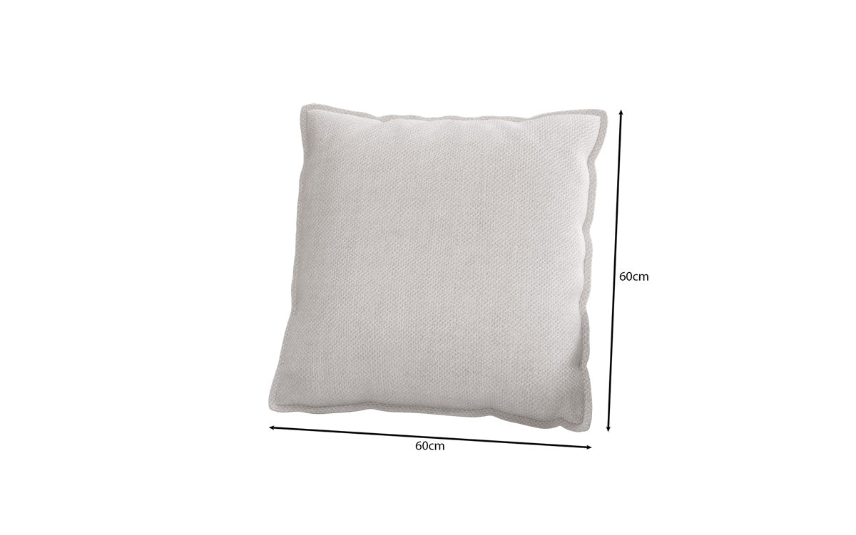 Zierkissen Lesley 60x60 in Leinen-Optik