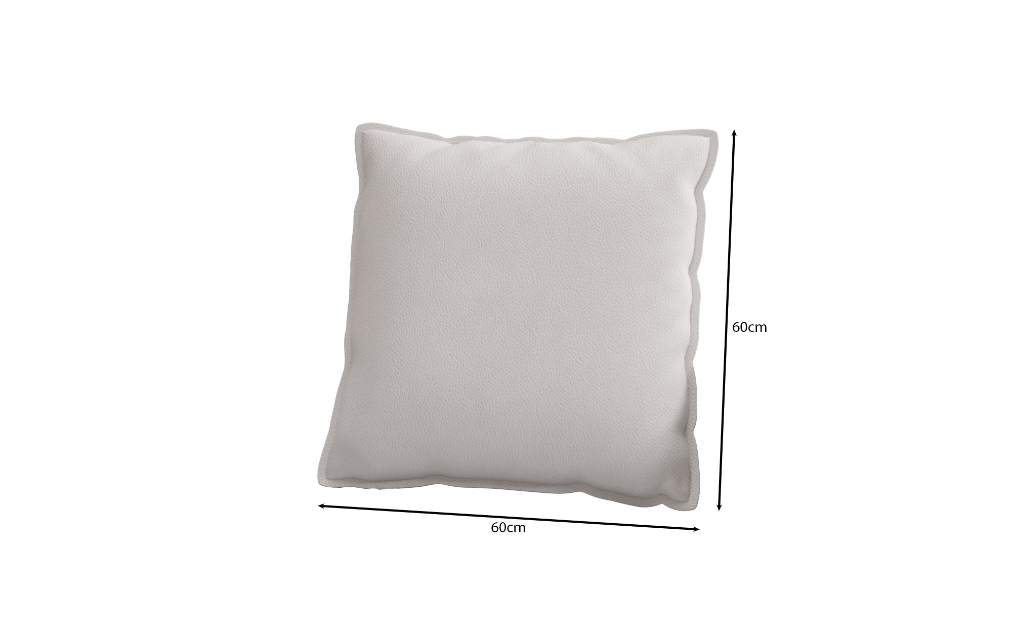 Zierkissen Lesley 60x60 in Echtleder