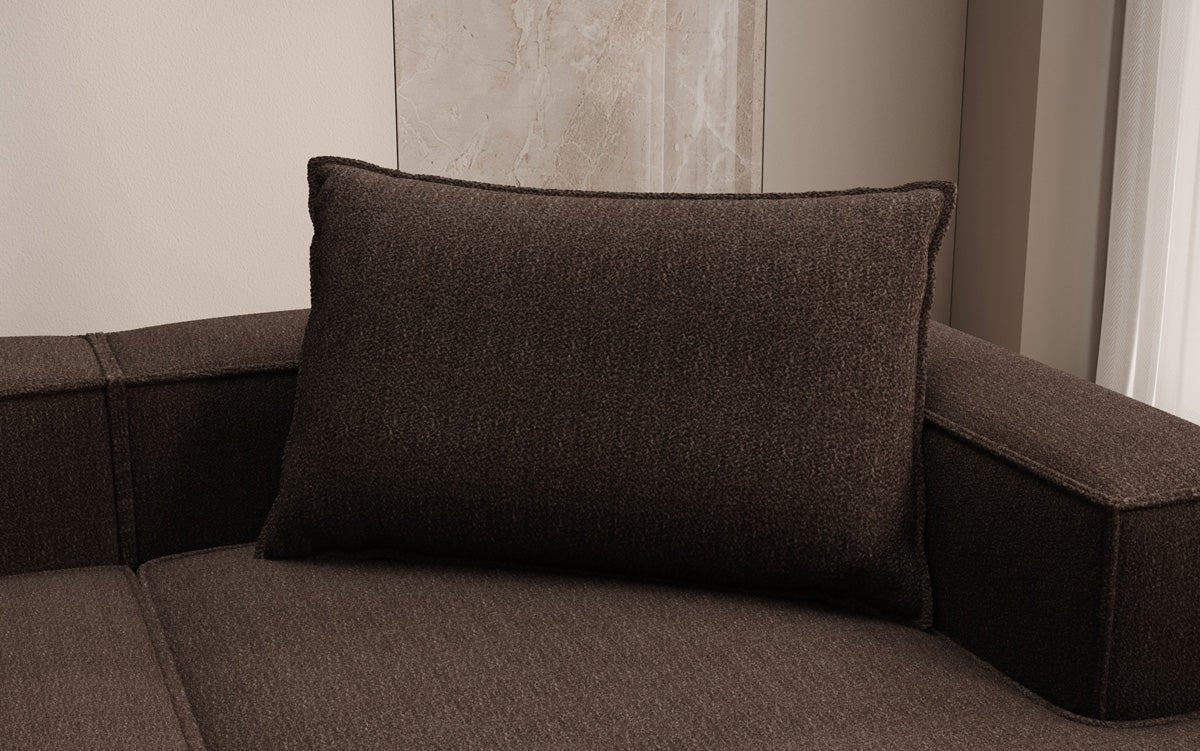 Zierkissen Lesley 45x80 in Bouclé