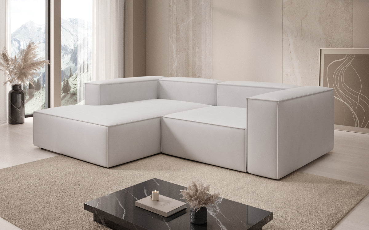 Designer Sofa Lesley L Mini in Echtleder
