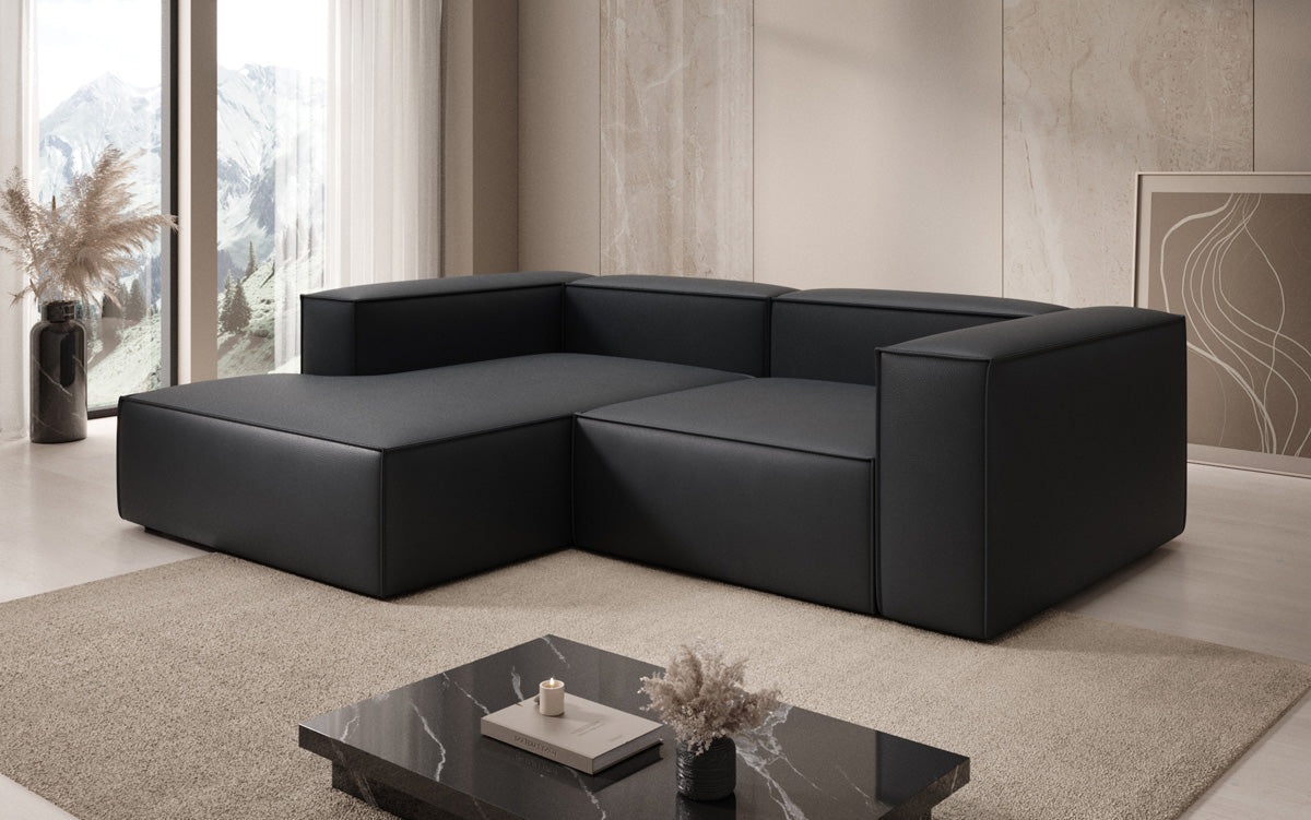 Designer Sofa Lesley L Mini in Echtleder