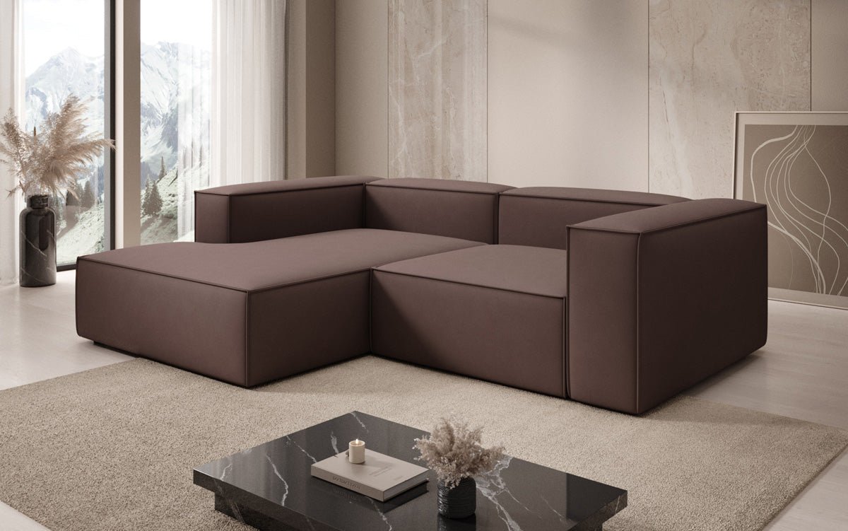 Designer Sofa Lesley L Mini in Stoff